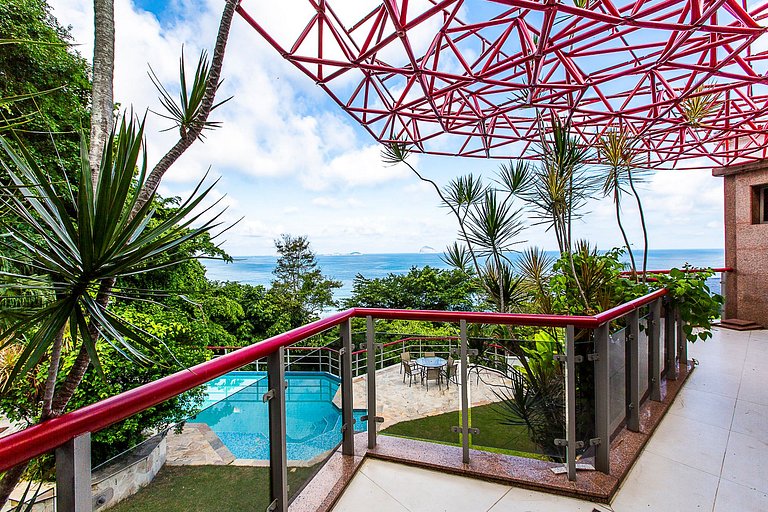 Casa com vista para o mar em São Conrado