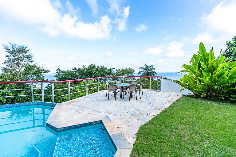 Casa com vista para o mar em São Conrado