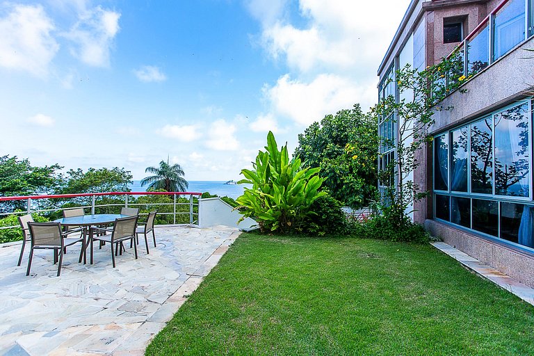 Casa com vista para o mar em São Conrado