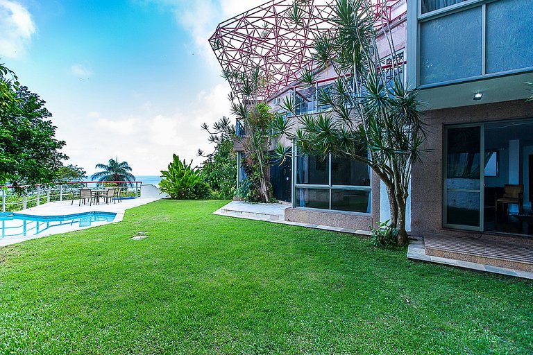 Casa com vista para o mar em São Conrado