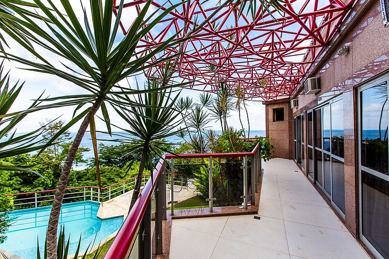 Casa com vista para o mar em São Conrado