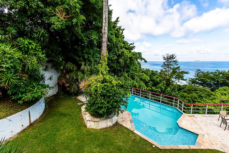 Casa com vista para o mar em São Conrado
