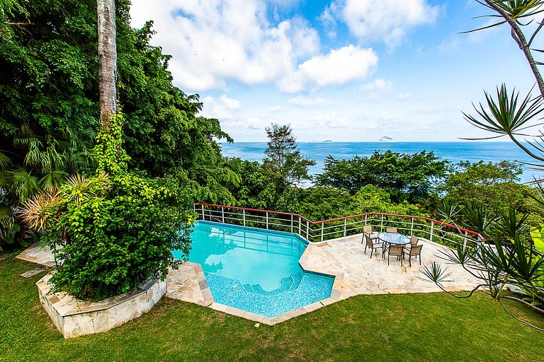 Casa com vista para o mar em São Conrado