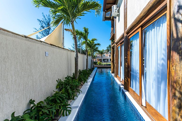 Linda Casa com próprio pier em Búzios