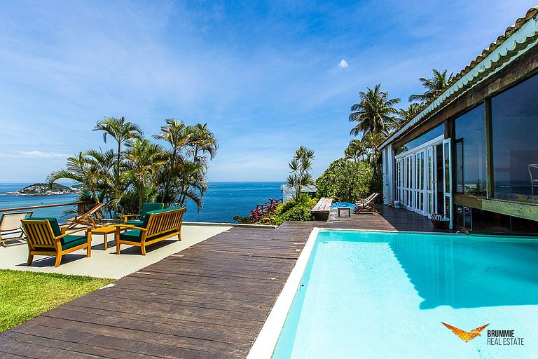 Deslumbrante Casa com Vista Mar no Rio