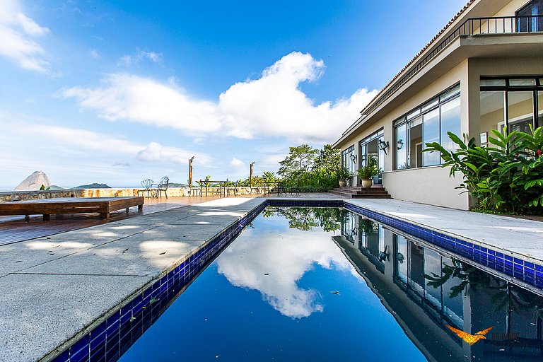 Incrível Mansão com vista para o Pão de Açúcar