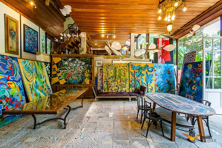 Enchanting House in the Middle of the Forest