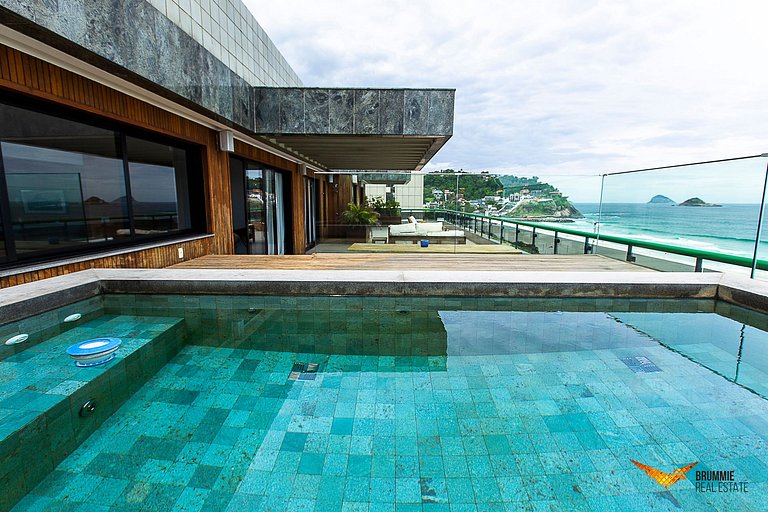 Hermoso penthouse en la playa de Barra da Tijuca
