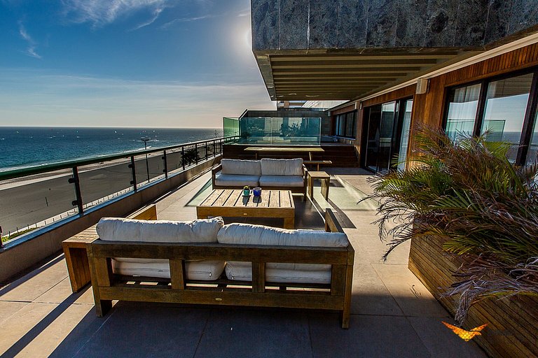 Hermoso penthouse en la playa de Barra da Tijuca