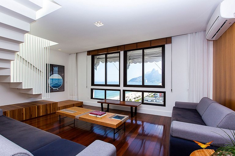 Cobertura Duplex com Vista Deslumbrante em Ipanema